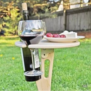 Outdoor Portable Folding Wine Table